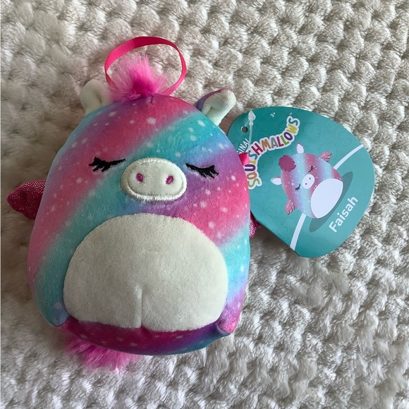 Squishmallows Plush Pegasus Faisah Stuffed Animal Ornament Toy with Tags - Picture 7 of 13